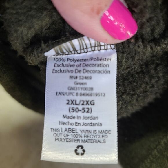 George 1/4 Zip Pullover Fleece Lined Sweater 2XL - Picture 8 of 8